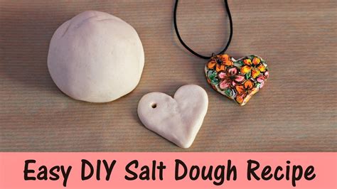 Salted dough - Method. 1. Pre heat the oven to 140 C Add a few drops of your chosen colouring to the warm water. 2. Place the flour and salt in a bowl then pour in the, now colourful water in small amounts, 3. mixing as you go. It should turn into a slightly sticky dough, but not so sticky that it comes off on your fingers.
